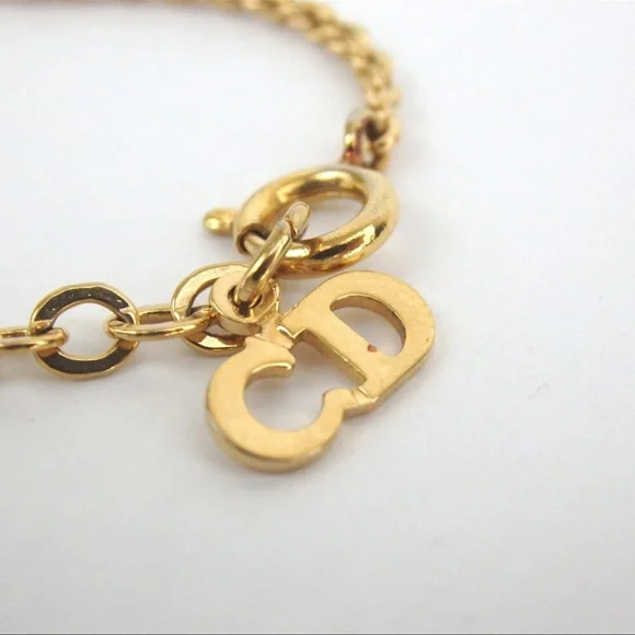 EUC Authentic Dior Gold Plated Necklace - Picture 8 of 9